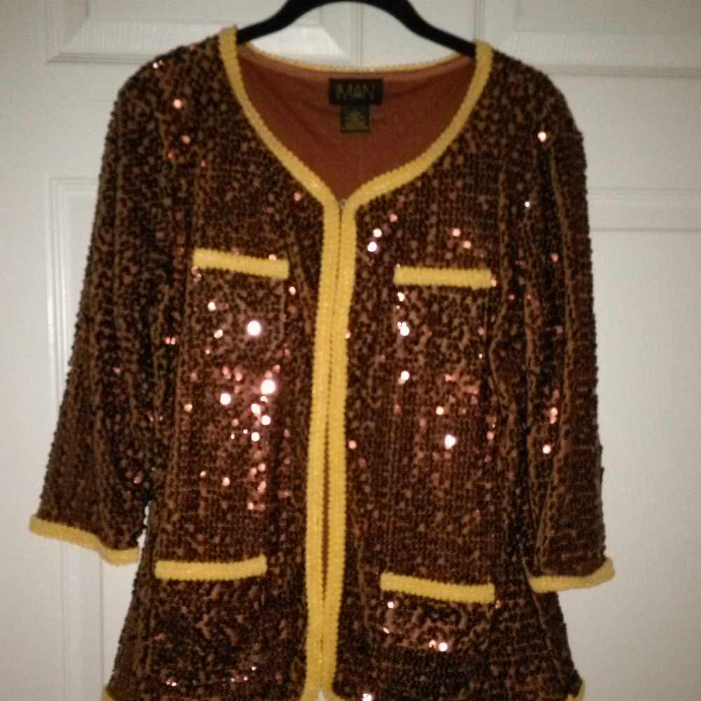 Global Chic Sequin Jacket